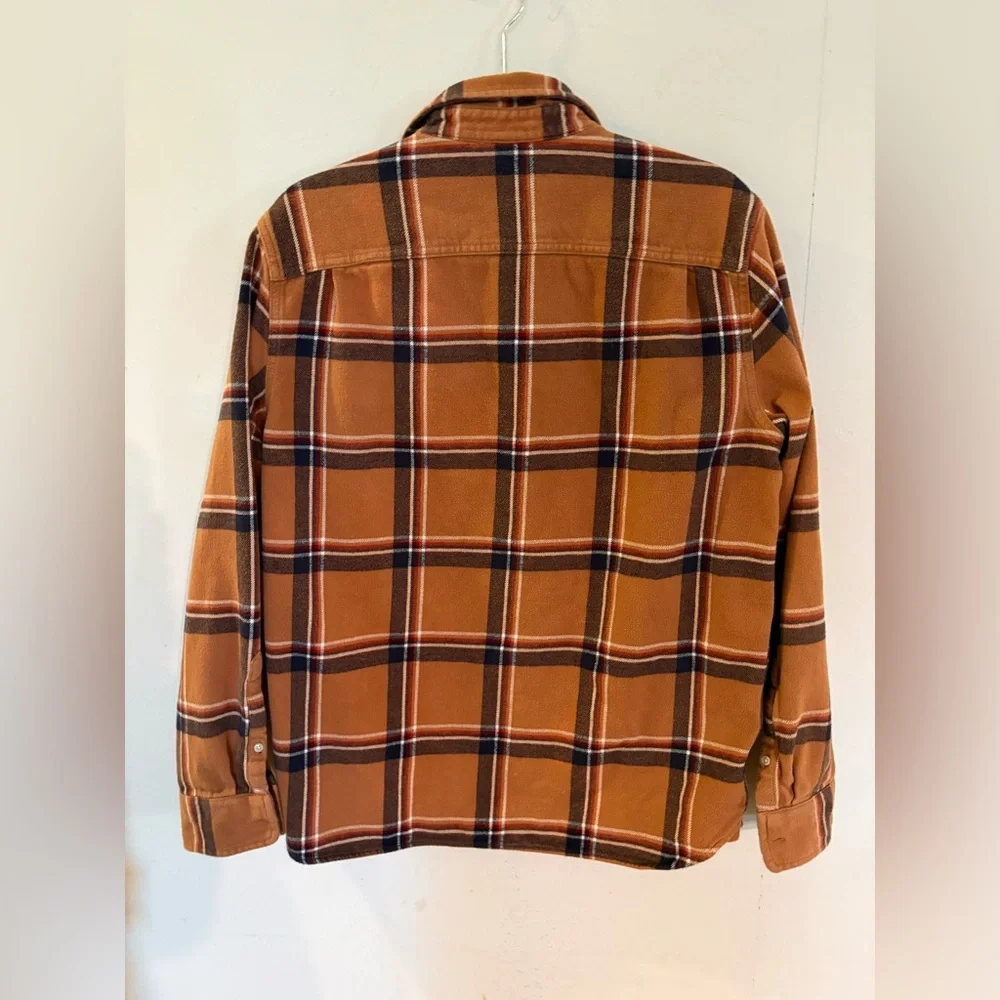 The North Face Men’s Arroyo Plaid Flannel Shirt, Brown/Blue/Red, Size M